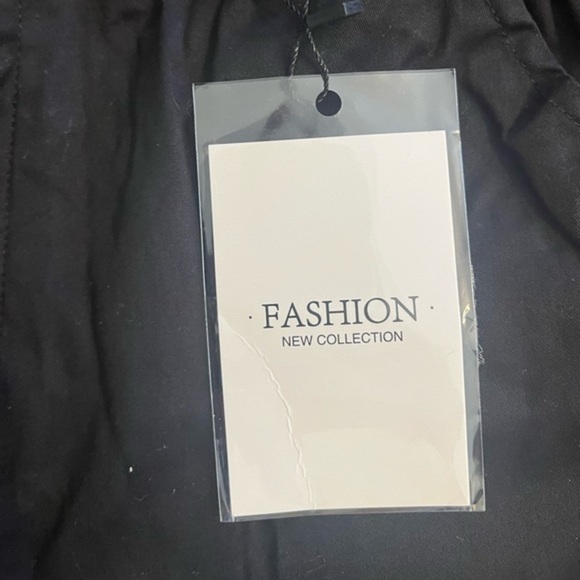 NWT Cargo Pants, High Waist Lounge Pants Fashion Loose Relaxed Fit Jogger Sz M - Picture 13 of 13